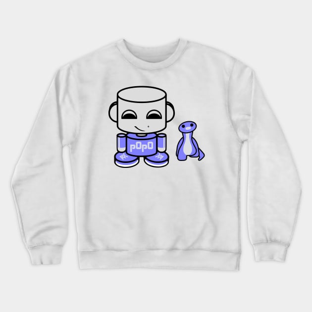 Popo & Rawr O'BABYBOT Toy Robot Crewneck Sweatshirt by Village Values